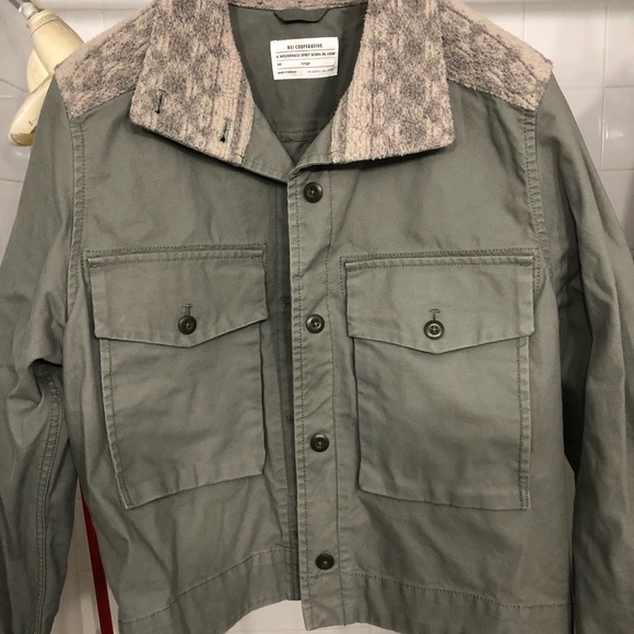 REI crop Millitary style field jacket size small woman - Picture 1 of 5